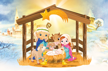 Puzzle Boże Narodzenie- Dla dzieci - Stajenka