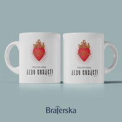 Kubek ceramiczny - Obyś był zimny albo gorący