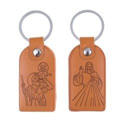 Brelok - Św. Krzysztof - Jezus Miłosierny