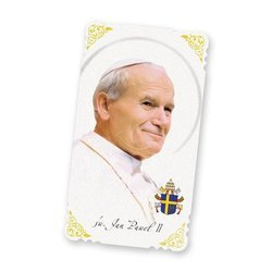 Obrazki sztancowane złote - św.Jan Paweł II