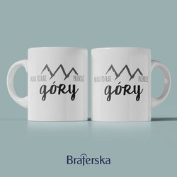 Kubek ceramiczny - Wiara potrafi góry przenosić