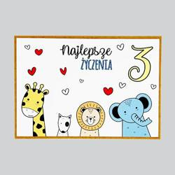 Kartka - Najlepsze życzenia - 3