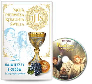 Moja I Komunia Święta z filmem DVD Największy z Cudów