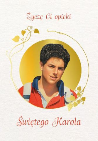 Karnet ze Świętymi 16 - św. Karola
