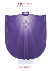 Ornat haftowany z symbolem krzyża HA7021-03