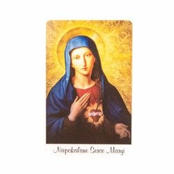 Kartka Niepokalane Serce Maryi
