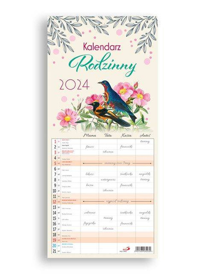 Kalendarz 2024 - Rodzinyy (mały)
