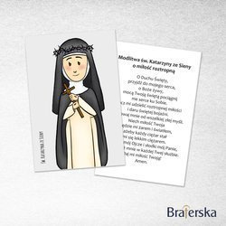 Obrazki dla dzieci. Św. Katarzyna ze Sieny