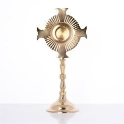 Relikwiarz mosiężny