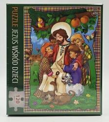 PUZZLE WDS 120 el. JEZUS WŚRÓD DZIECI
