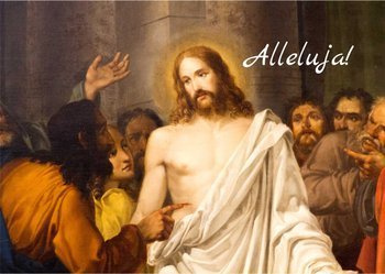 Kartka Braterska - Jezus Zmartwychwstały