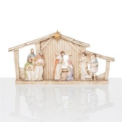 Szopka bożonarodzeniowa - świecąca - Bianco