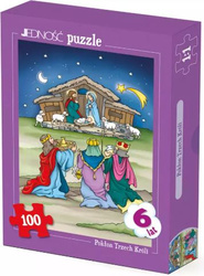 Puzzle 100 elementów. Pokłon trzech króli