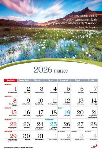 Kalendarz 2026 - Perły krajobrazu