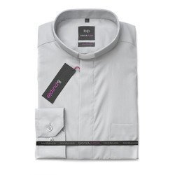 Koszula Kapłańska Non Iron  - szara