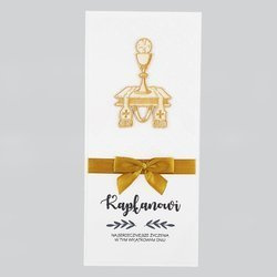 Kartka Kapłanowi - złoty