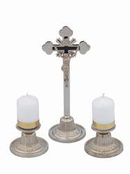 Komplet kolędowy - metalowy Krzyż