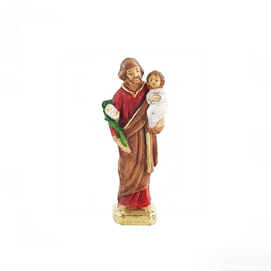 Figurka - św. Józef z Dzieciątkiem - 7,5 cm