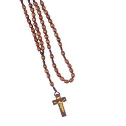 Różaniec drewniany