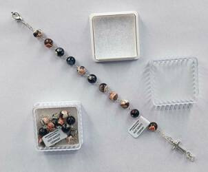 Bransoletka - AGAT OGNISTY CZERWONY