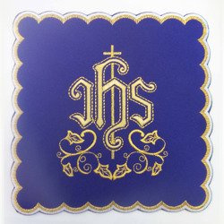 Palka haftowana IHS Krzyż