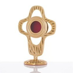 Relikwiarz mosiężny