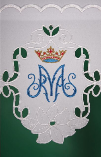 Obrus ołtarzowy - Maryjny z koroną