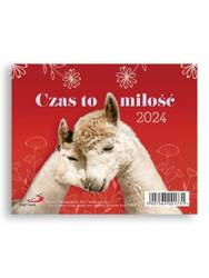 Kalendarz 2024 na biurko - Czas to miłość