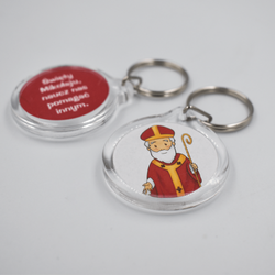 Brelok dla dzieci św. Mikołaj