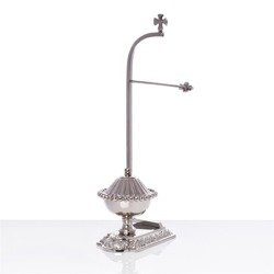 Lawabo z serwetnikiem mosiężne niklowane