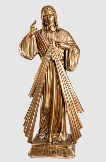 Figura - Jezus Miłosierny (Jezu Ufam Tobie) - 75 cm