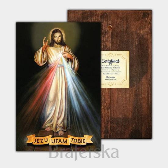 Ikona drukowana - Jezus Miłosierny Obraz Krakowski