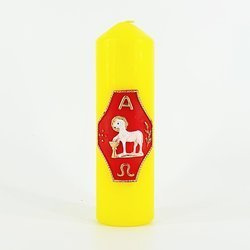 Świeczka Wielkanocna z Barankiem Paschalnym