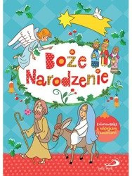 Boże Narodzenie. Kolorowanka z naklejkami...