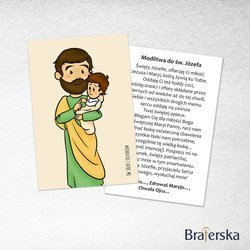 Obrazki dla dzieci. św. Józef z Jezuskiem