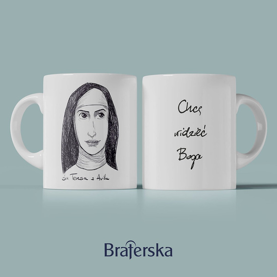 Kubek ceramiczny - św. Teresa z Avila