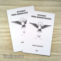 Kartki - Spowiedź przed bierzmowaniem