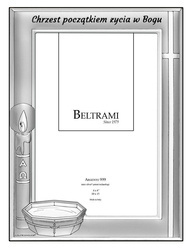 Ramka Pamiątka Chrztu Świętego 10x15 cm