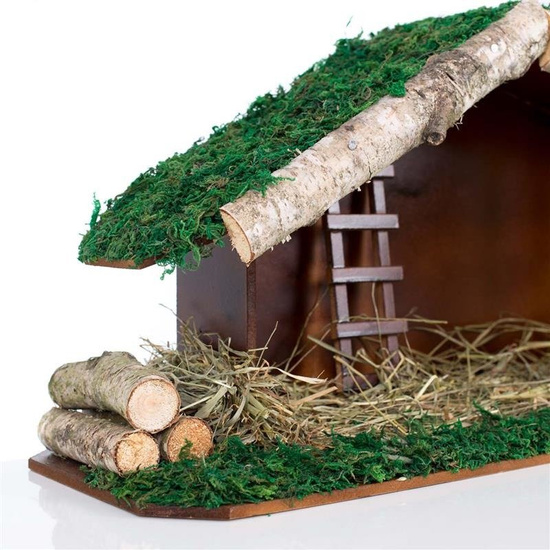 Szopka bożonarodzeniowa - 29 cm - Naturale