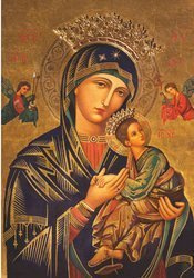 Kartka - Matka Boża Nieustającej Pomocy