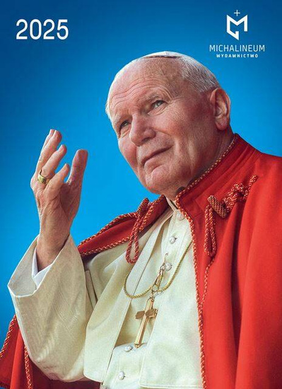 Kalendarz Papieski Mały - WERSJA I (niebieski) 