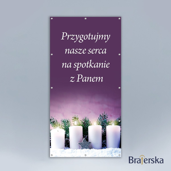 Baner - Adwent Przygotujmy nasze serca na spotkanie z Panem