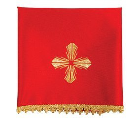 Welony na kielich - haftowane, krzyż