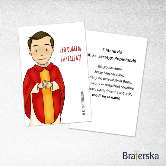 Obrazki dla dzieci. Błogosławiony ks. Jerzy Popiełuszko