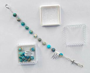 Bransoletka - KAMIEŃ CESARSKI TURKUSOWY