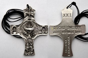 Krzyż bierzmowanie - Α i Ω