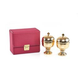 Pojemnik na oleje Crismera ze szklanym wkładem - 15 cm