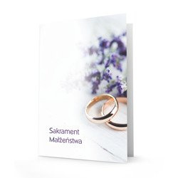 Teczka Sakrament Małżeństwa A4 - 10 szt.