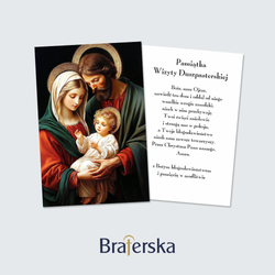 Obrazki kolędowe (50 szt.) - św. Rodzina z Nazaretu