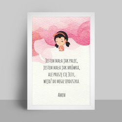 Obraz dla dzieci z modlitwą